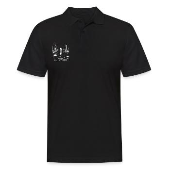 Radical self-portrayal - Men's Polo Shirt - black - Front - Kai (181cm)