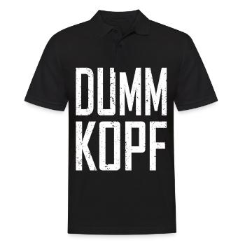 fool - Men's Polo Shirt - black - Front - Kai (181cm)