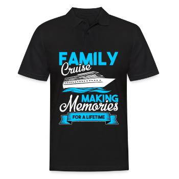 Croisière Croisière Vacances Croisière Familiale - Polo Homme - noir - Devant - Kai (181cm)