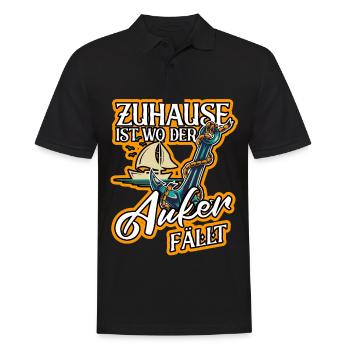 Segler Segelschiff Segelboot - Männer Poloshirt - Schwarz - Vorne - Kai (181cm)