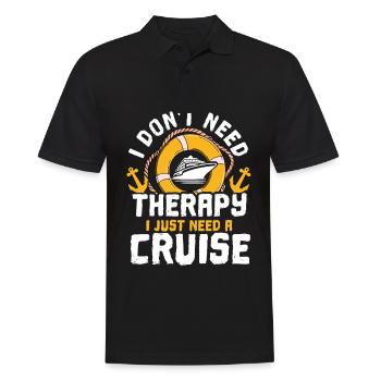 Vacances en croisière - Polo Homme - noir - Devant - Kai (181cm)