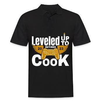 Retraite Chef à la retraite Retraite 2023 - Polo Homme - noir - Devant - Kai (181cm)