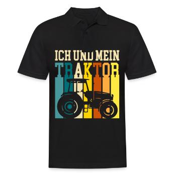 Landwirt Gülle - Männer Poloshirt - Schwarz - Vorne - Kai (181cm)