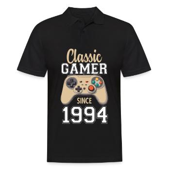 Video Gaming 30 Geburtstag 1994 Classic Gamer - Männer Poloshirt - Schwarz - Vorne - Kai (181cm)