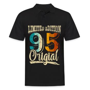 30e anniversaire 1995 Edition limitée 30 ans - Polo Homme - noir - Devant - Kai (181cm)