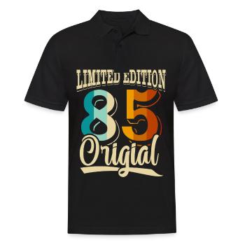 40e anniversaire 1985 Edition limitée 40 ans - Polo Homme - noir - Devant - Kai (181cm)