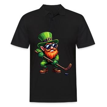 Hockey sur glace Leprechaun Sports Saint-Patrick - Polo Homme - noir - Devant - Kai (181cm)