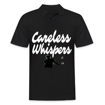 Careless Whispers T shirt gift - Men's Polo Shirt - black - Front - Kai (181cm)