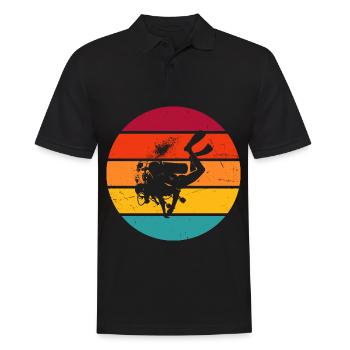 Plongeuse Femmes Plongeur Plongeur Plongeur Plongeur - Polo Homme - noir - Devant - Kai (181cm)
