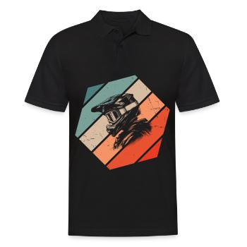 Cyclisme Femmes Hommes Cyclisme VTT - Polo Homme - noir - Devant - Kai (181cm)