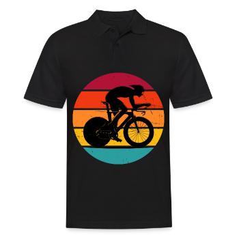 Vélo de route Cyclisme de route Vélo de route Femmes Hommes - Polo Homme - noir - Devant - Kai (181cm)