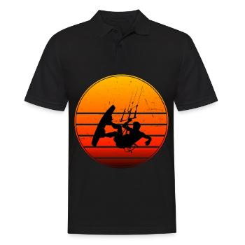 Kitesurf Femme Homme Kitesurf Kitesurf Kitesurfer - Polo Homme - noir - Devant - Kai (181cm)