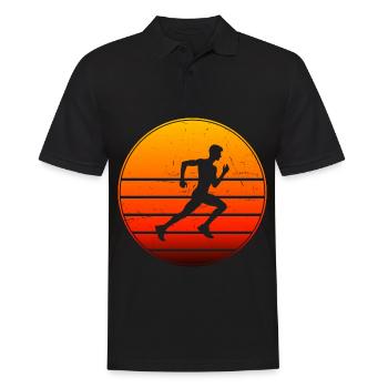 Jogging Course à pied Cross Country Course à pied - Polo Homme - noir - Devant - Kai (181cm)