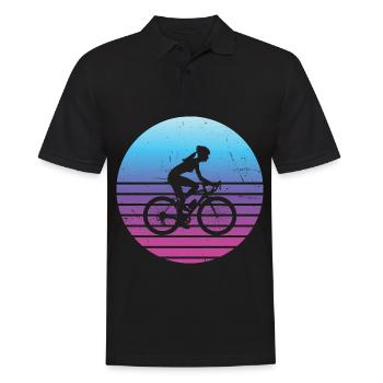 Vélo Cycliste Cyclisme Hommes - Polo Homme - noir - Devant - Kai (181cm)