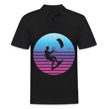 Kitesurf Kite Kite Kitesurfer Homme - Polo Homme - noir - Devant - Kai (181cm)