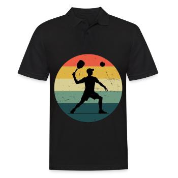 Men's Racquetball Women's Pickleball Pickleball Pickleball - Men's Polo Shirt - black - Front - Kai (181cm)