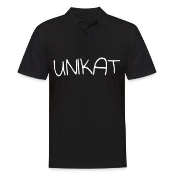 Unique font saying single piece - Men's Polo Shirt - black - Front - Kai (181cm)