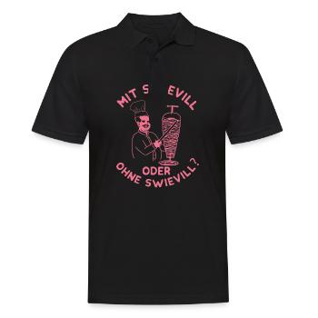 Döner Kebap Döner Chef Mann - Männer Poloshirt - Schwarz - Vorne - Kai (181cm)