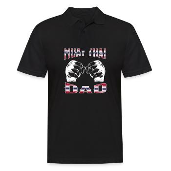 Muay Thai Boxing Muay Thai - Männer Poloshirt - Schwarz - Vorne - Kai (181cm)