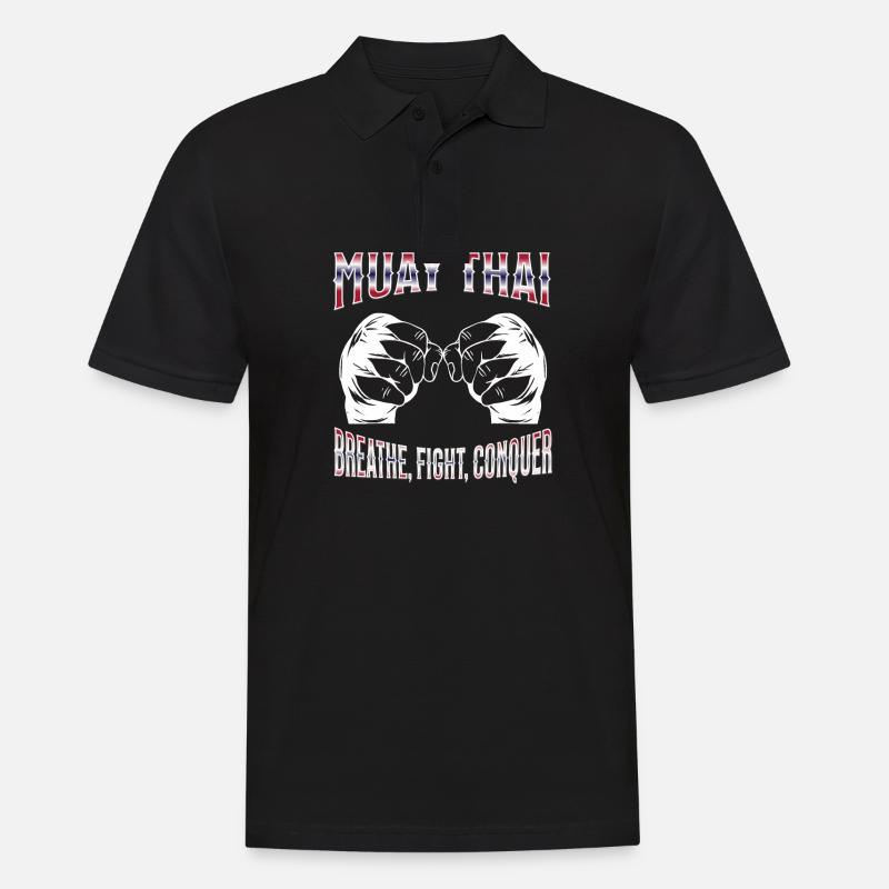 Muay Thaï Boxe Muay Thaï - Polo Homme - noir
