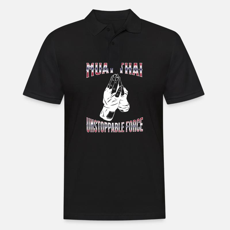 Muay Thaï Boxe Muay Thaï - Polo Homme - noir