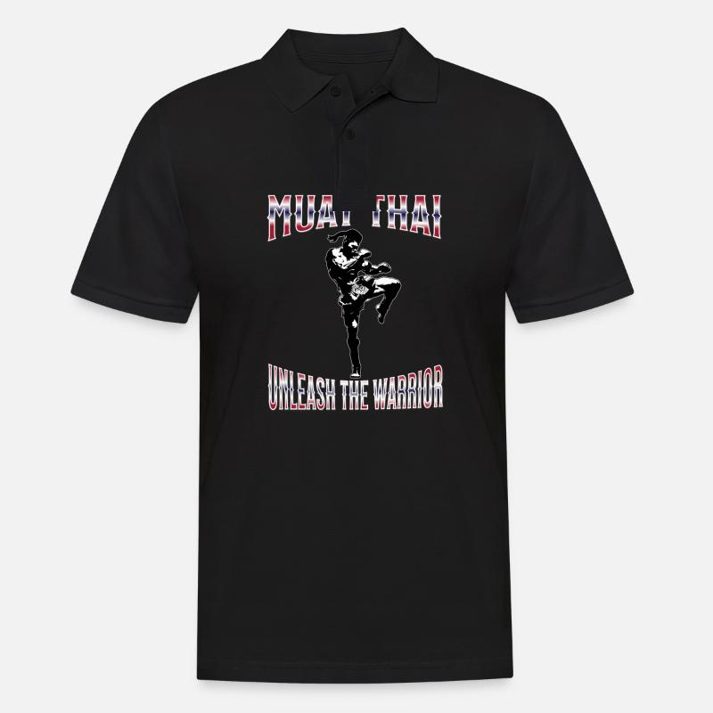 Muay Thaï Boxe Muay Thaï - Polo Homme - noir