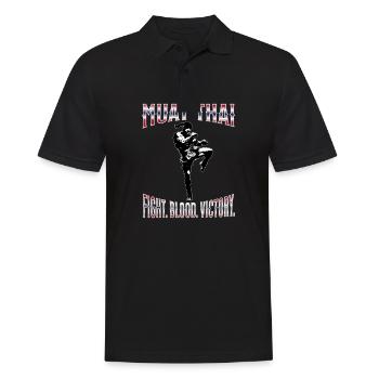 Muay Thaï Boxe Muay Thaï - Polo Homme - noir - Devant - Kai (181cm)
