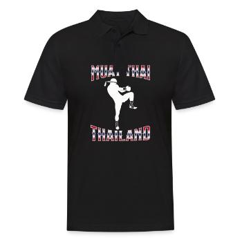 Muay Thai Boxe Muay Thai - Polo Homme - noir - Devant - Kai (181cm)