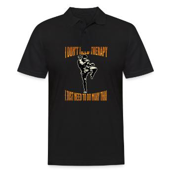 Muay Thai Boxe Muay Thai - Polo Homme - noir - Devant - Kai (181cm)