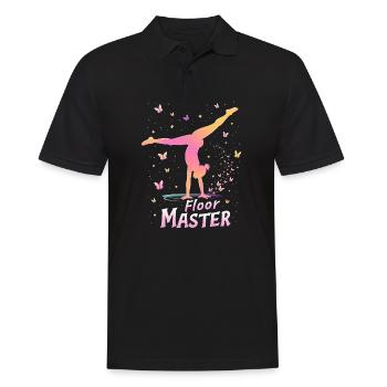 Gymnastique Cadeau Dames Filles - Polo Homme - noir - Devant - Kai (181cm)