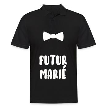 Futur marié - Polo Homme - noir - Devant - Kai (181cm)