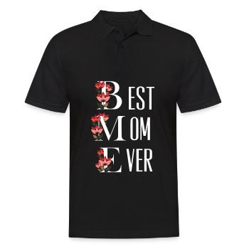 Mom Mom Mother's Day Mom Mom Parents Love - Men's Polo Shirt - black - Front - Kai (181cm)