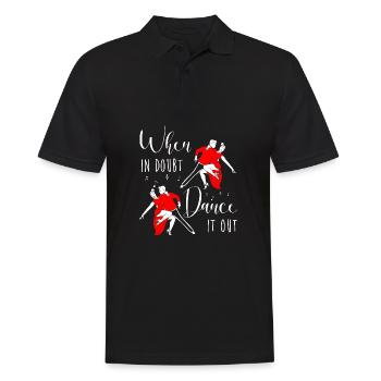 Danseuse de salsa Danseuse - Polo Homme - noir - Devant - Kai (181cm)