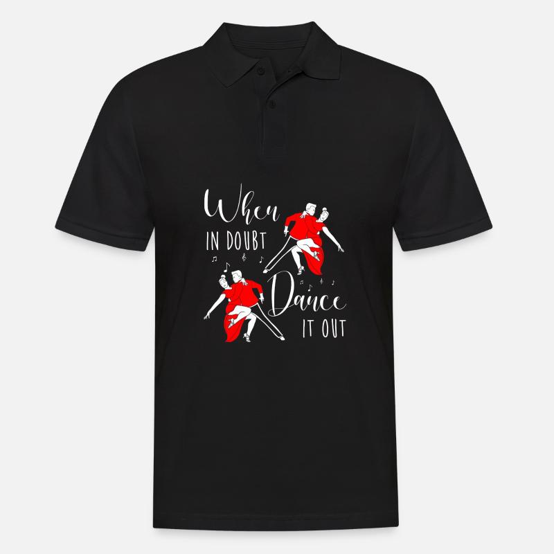 Danseuse de salsa Danseuse - Polo Homme - noir