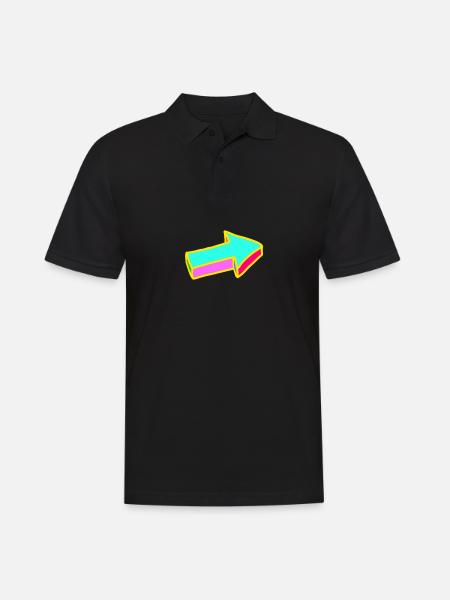 Flèche - Polo Homme - noir