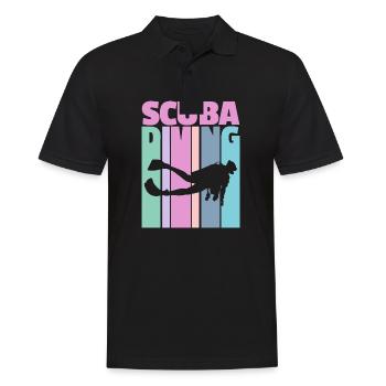 Scuba Diving - Diving Expert Ocean Depth Scuba - Polo Homme - noir - Devant - Kai (181cm)