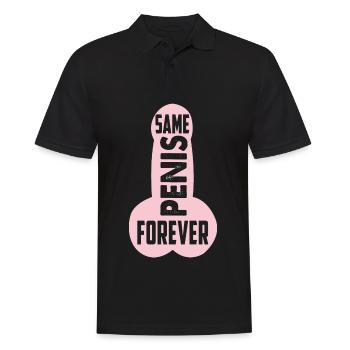 Wedding wife penis funny gift JGA - Men's Polo Shirt - black - Front - Kai (181cm)