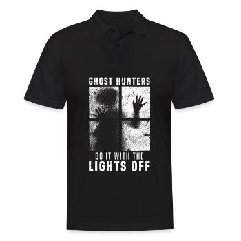 Ghost hunters | Paranormal Halloween Gift Ideas - Men's Polo Shirt - black - Front - Kai (181cm)