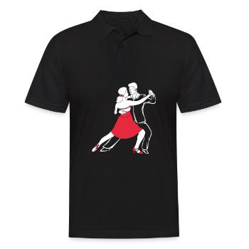 Danseuse de salsa Danseuse - Polo Homme - noir - Devant - Kai (181cm)