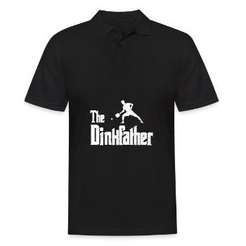 The Dinkfather Funny Pickle Dad Sports Pun - Men's Polo Shirt - black - Front - Kai (181cm)