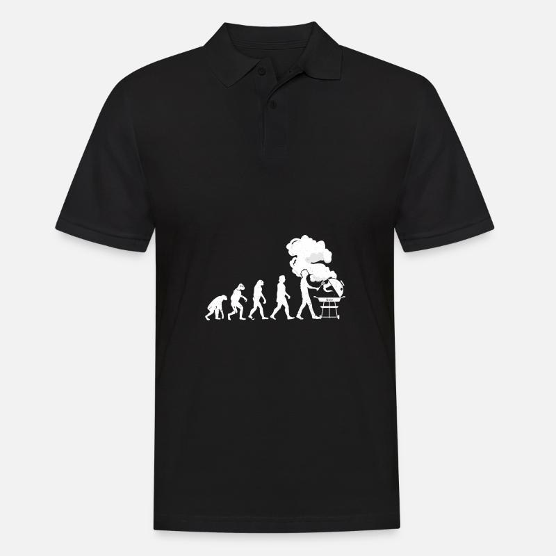 20200715 Évolution du barbecue - Polo Homme - noir