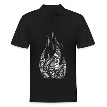Jésus Jésus Jésus Jésus Saint- Saint- - Polo Homme - noir - Devant - Kai (181cm)
