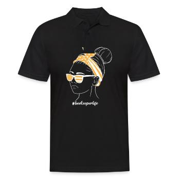 Imker Imkerleben frau als imkerin - Männer Poloshirt - Schwarz - Vorne - Kai (181cm)