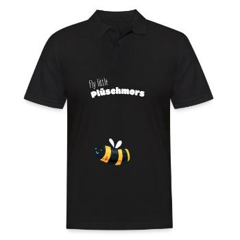 Plüschmors Plattdeutsch Geschenkidee - Männer Poloshirt - Schwarz - Vorne - Kai (181cm)