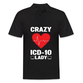 Klinische Kodierfachkraft | Krankenhaus Geschenke - Männer Poloshirt - Schwarz - Vorne - Kai (181cm)