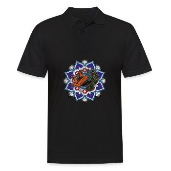 Faravahar Zoroastrianism Simurgh Persia - Men's Polo Shirt - black - Front - Kai (181cm)