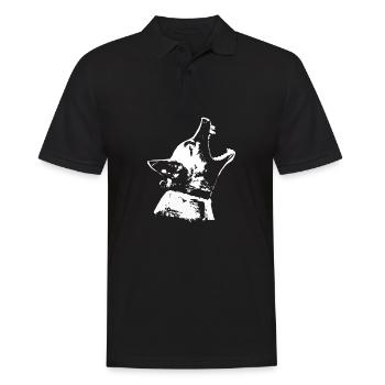 Maligator - Männer Poloshirt - Schwarz - Vorne - Kai (181cm)