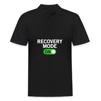 Mode de récupération amusant sur Get Well Joke - Polo Homme - noir - Devant - Kai (181cm)