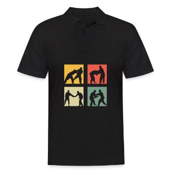 Judo - Polo Homme - noir - Devant - Kai (181cm)
