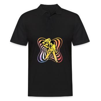 Judo - Men's Polo Shirt - black - Front - Kai (181cm)